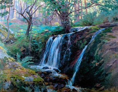 La Hiruela Waterfall by Enrique Simonet